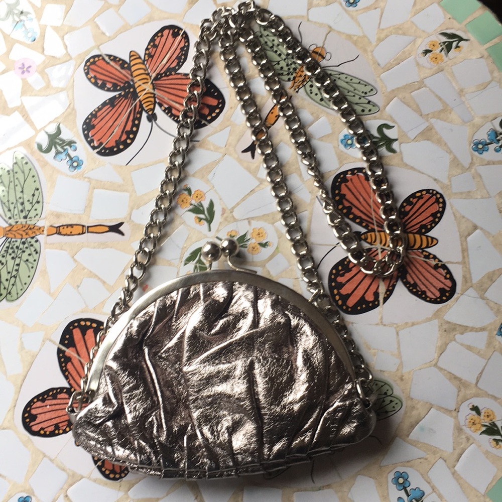 Armani Exchange leather chain fancy purse